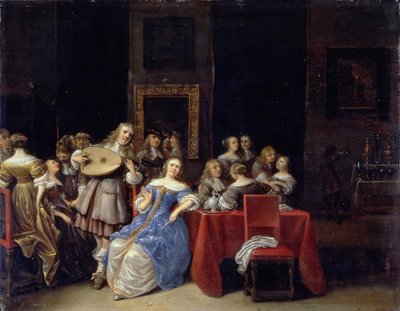 Eine musikalische Gesellschaft, 1660er von Anthonie Palamedesz